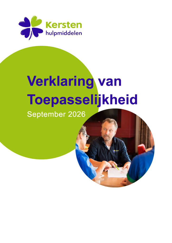 Kersten Verklaring van Toepasselijkheid 2026
