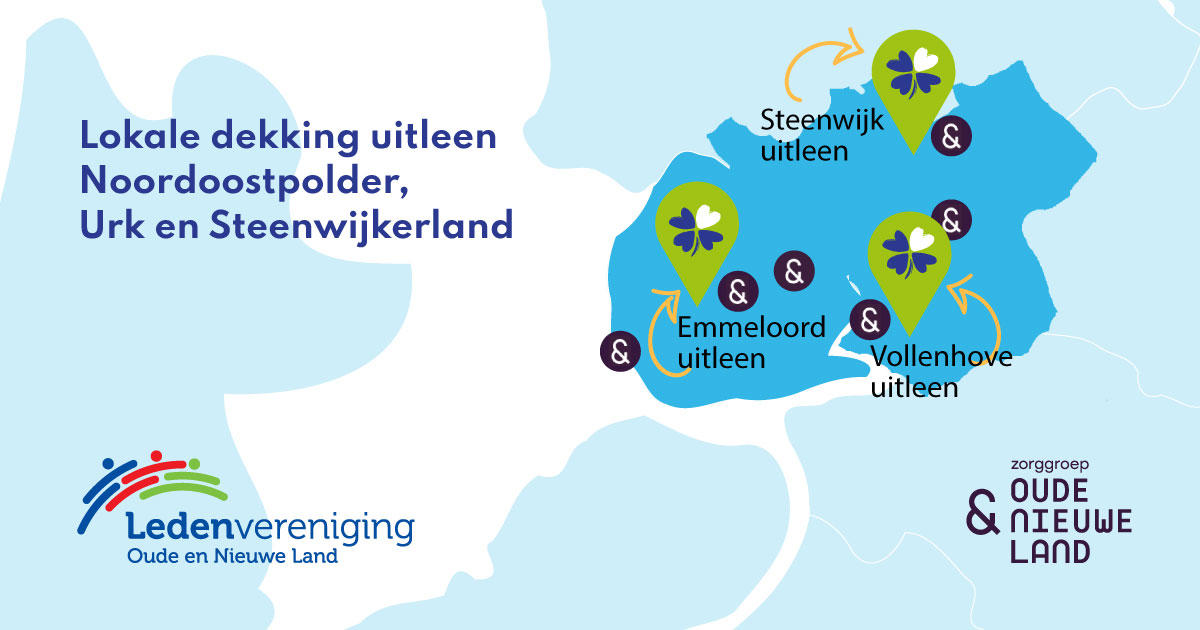Kersten uitleenpunten Noordoostpolder, Urk en Steenwijkerland